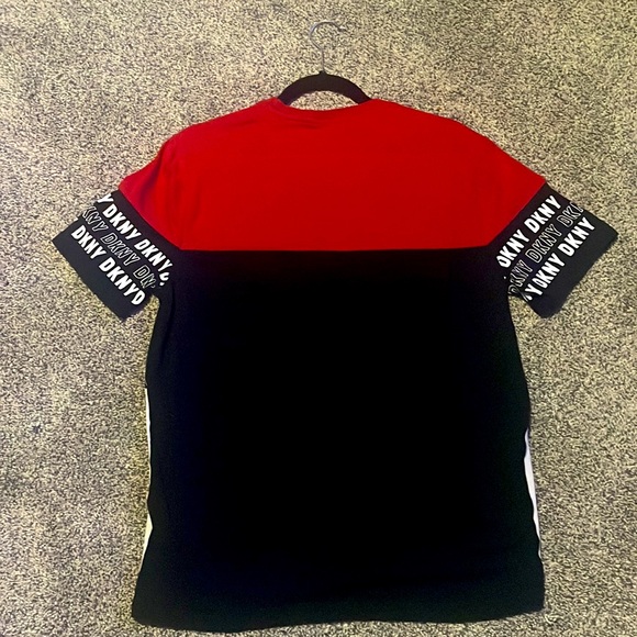 Brand:DKNY, size: medium, colors:red/black/white, condition good, - Picture 2 of 2